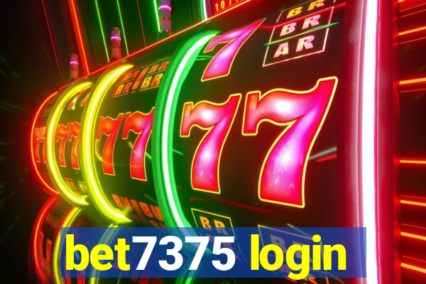 bet7375 login